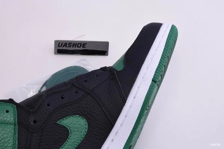 Reps Pine 555088-030  1 Jordan Green High Retro Black 0510